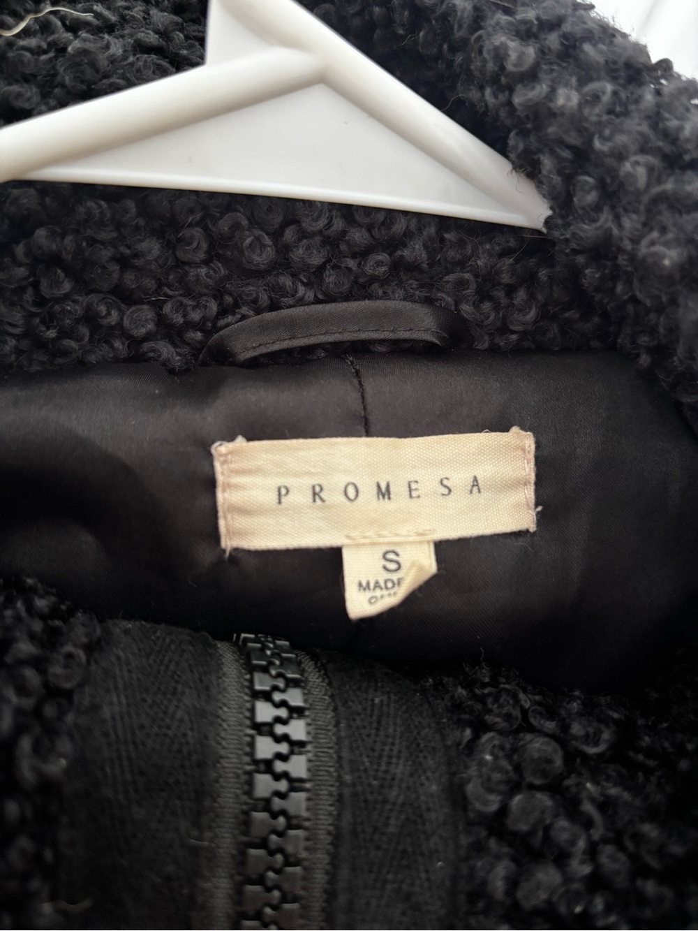 Vici Black Teddy Sherpa Jacket - Picture 4 of 4